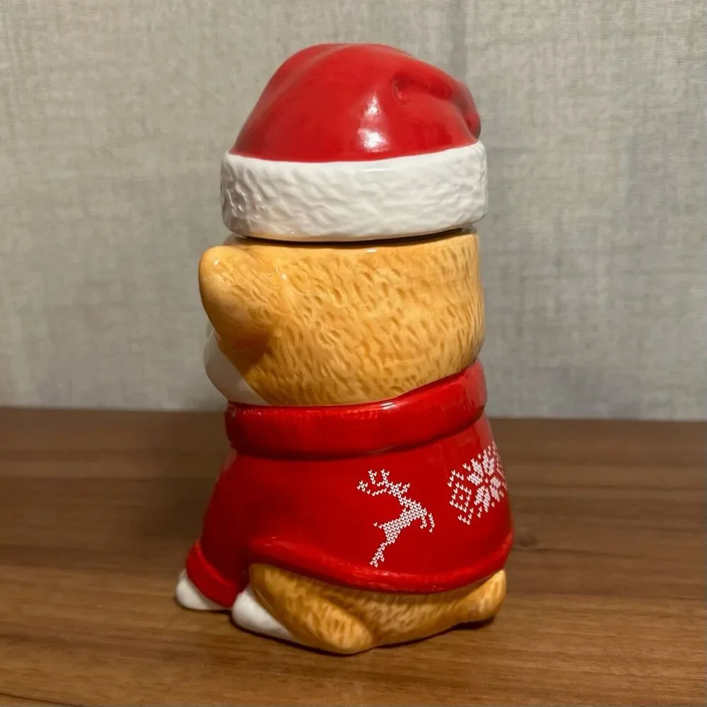 Holiday Sweater Corgi Candle Set